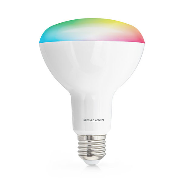 Ampoule Connectée E27 LED RGB 850 Lumen 8W Blanc - CALIBER