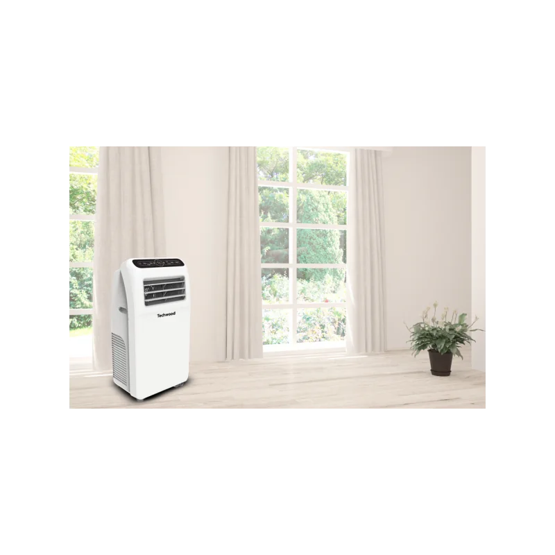 Climatiseur mobile 12000 BTU Blanc - TECHWOOD - CLIMTCL012TECH