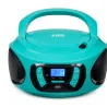 Radio CD portable sans fil Bleu - BIGBEN - RADCD62BLUSBBTBBIG