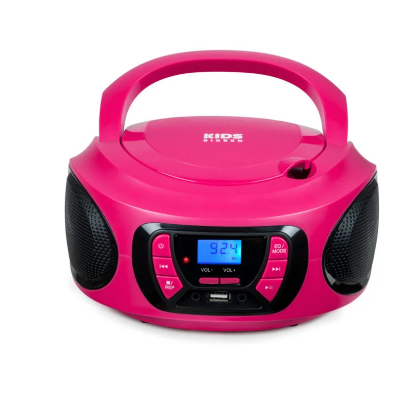 Radio CD portable sans fil Rose - BIGBEN - RADCD62RSUBBTBBIG