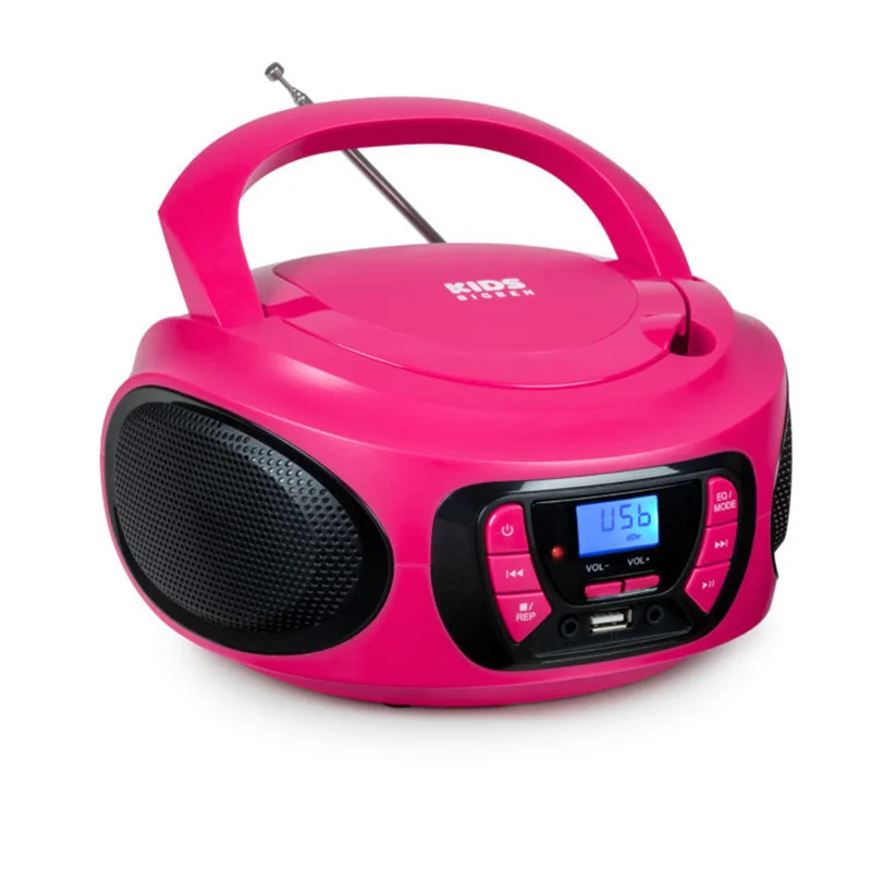 Radio CD portable sans fil Rose - BIGBEN - RADCD62RSUBBTBBIG