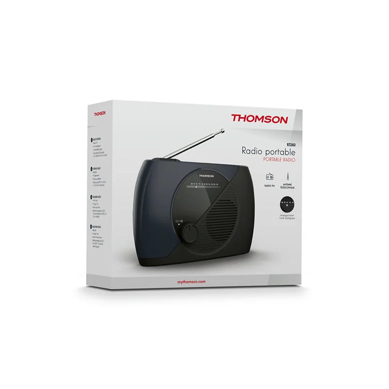 Radio FM portable Noir - THOMSON - RADRT350THOM