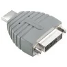 Adaptateur HDMI vers DVI-D 24+1 broches femelle Gris - BE BLUE - BVP100