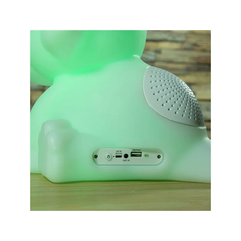 Enceinte Bluetooth lumineuse Lumin’US Dinosaure Blanc - BIGBEN - HPBTBTLSDINOBIG