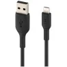 Câble Lightning BoostCharge vers USB-A 2m Noir - BELKIN - CABBNCAA001BT2MBKBEL