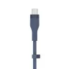 Câble Flex USB USB-C Mâle 2m Bleu - BELKIN - CABBNCAB009BT2MBLBEL