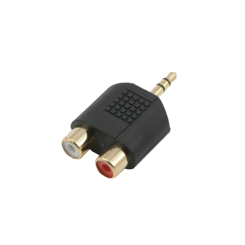 Adaptateur Jack 3,5mm Mâle vers 2 X RCA Femelle - MCL - CABLECG712HQZMCL