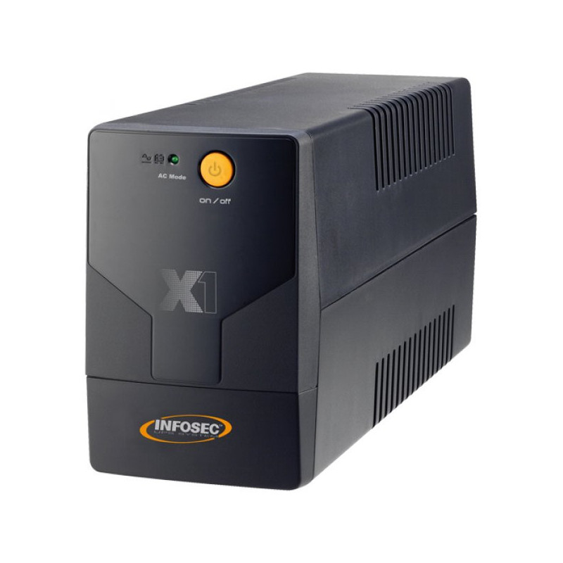 Onduleur Jusqu'à 1000VA/600W Noir - INFOSEC - ONDX1EX-1000FR