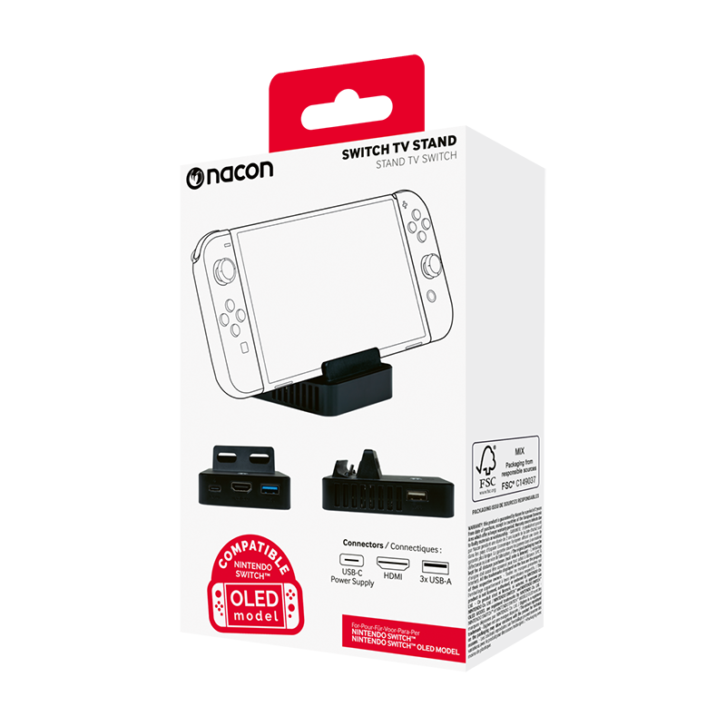 Nacon - Micro-casque pour Nintendo Switch - Accessoires Switch