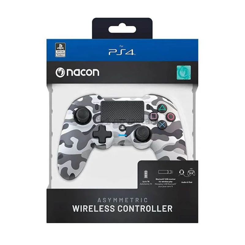 Manette Officielle PS4 Assymetrique Camo Grey - NACON - JVXBOXHOLDERMG-XMFIG