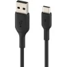 Câble BoostCharge USB-C vers USB-A 2m Noir - BELKIN - CABLECAB001BT1MBKBEL