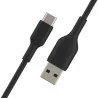 Câble BoostCharge USB-C vers USB-A 2m Noir - BELKIN - CABLECAB001BT1MBKBEL