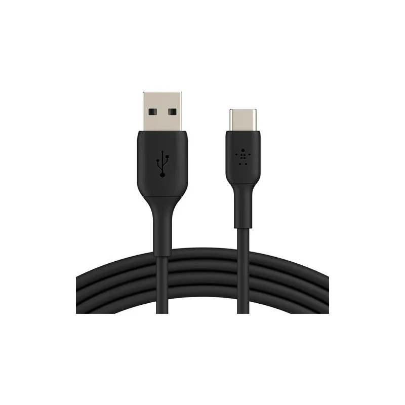 Câble BoostCharge USB-C vers USB-A 2m Noir - BELKIN - CABLECAB001BT1MBKBEL