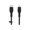 Câble USB-C mâle pour Lightning mâle 1m Noir - BELKIN - CABBNCAA009BT1MBKBEL