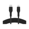 Câble USB-C mâle pour Lightning mâle 1m Noir - BELKIN - CABBNCAA009BT1MBKBEL