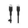 Câble USB-C mâle pour Lightning mâle 1m Noir - BELKIN - CABBNCAA009BT1MBKBEL