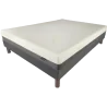 Matelas Ocean Mémoire de forme 90x190 cm Blanc - ISOPLAST - 1301807