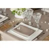 Sachet de 25 Grandes Serviettes 40x40cm Blanc - AIRLAID