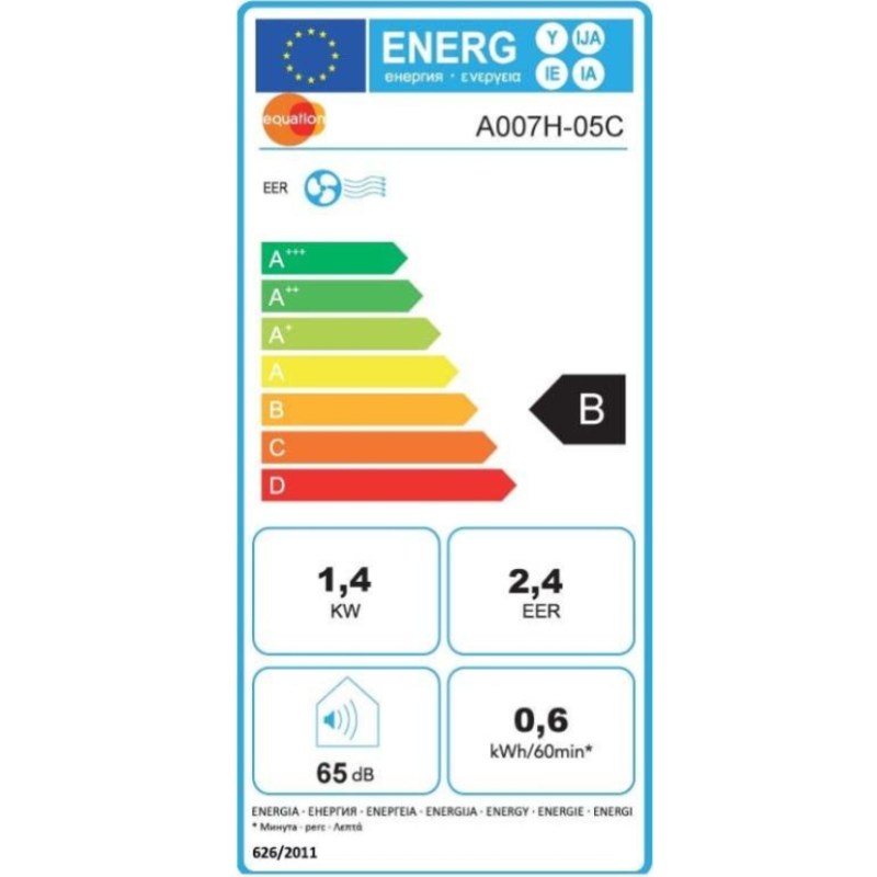 Climatiseur Mobile 1400W - EQUATION