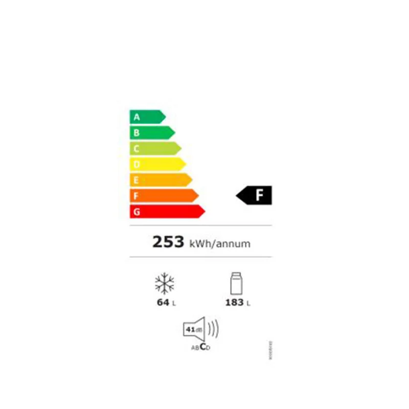 Réfrigérateur Combiné 247L - BERKLAYS - BRC5525L3WDBK