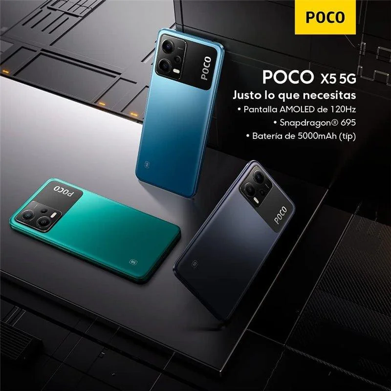 Smartphone Poco X5 5G 6/128Go Noir - XIAOMI - :100163915