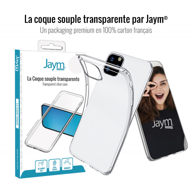 Coffret Noel iPhone 15 Plus, Coque Transparente + Verre + Écouteurs sans  fil - Français