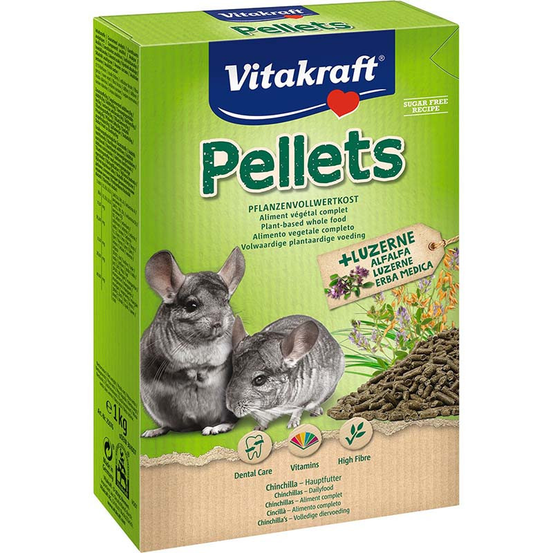 Aliment pour Chinchilla pellets 1kg - VITAKRAFT - VPRI766