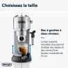 Machine à café expresso manuelle Style Dedica 1300W - DELONGHI - EC685.M