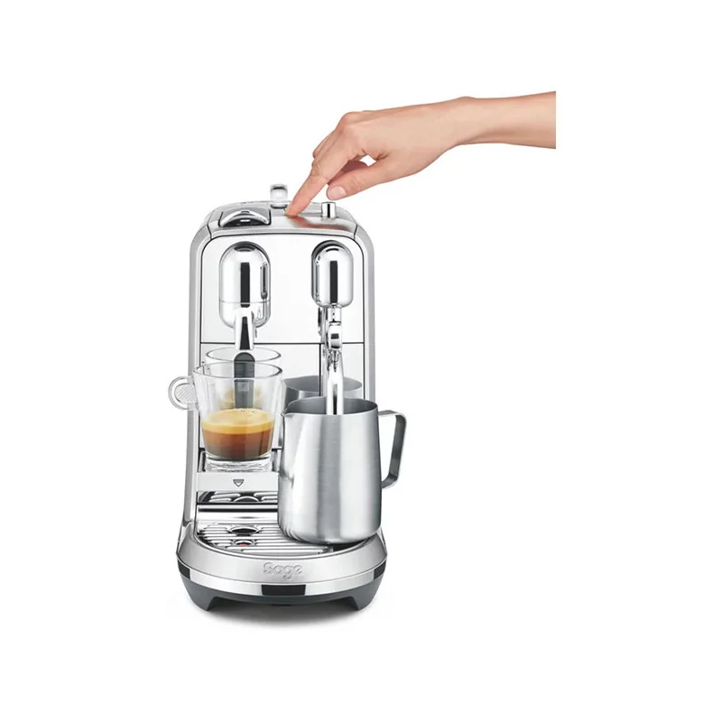 Cafetière Nespresso 19bars blanc Creatista plus - sne800sst2efr1 - SAGE APPLIANCES - SNE800SST2EFR1