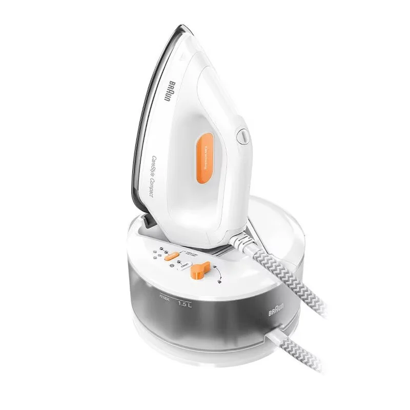 Centrale vapeur CareStyle Compact 2400W Blanc/Orange - BRAUN - IS2132WH