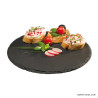 Assiette en ardoise ronde 28cm