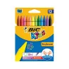 Pochette de 12 craies de coloriage Plastidecor Rond - BIC - 3CCOCRAIE5432