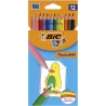 Pochette de 12 Crayons de couleur Tropicolor - BIC - 3CBITROPICOL12