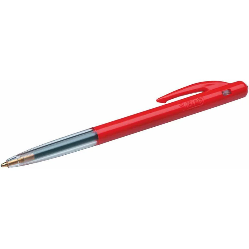 Ensemble de 2 Stylos à bille M10 clic medium rouge - BIC - 3CBIMXCR2