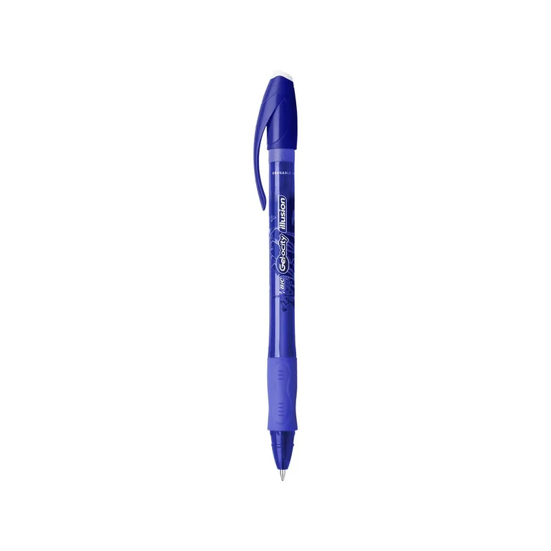 Stylo roller effaçable Gel-ocity Illusion Bleu - BIC - 3CBIGELOBL1