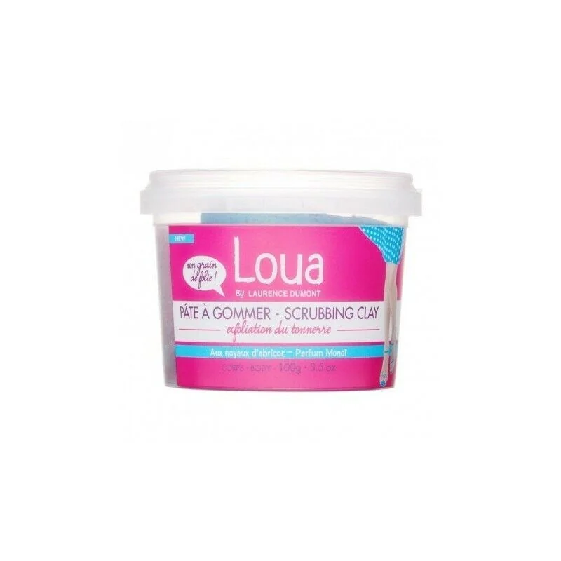 Pâte à gommer exfoliant aux noyaux d'abricot 100g - LOUA - 18G00186855