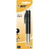 Ensemble de 2 Stylos à bille M10 Medium Noir - BIC - 3CBIMXCN2