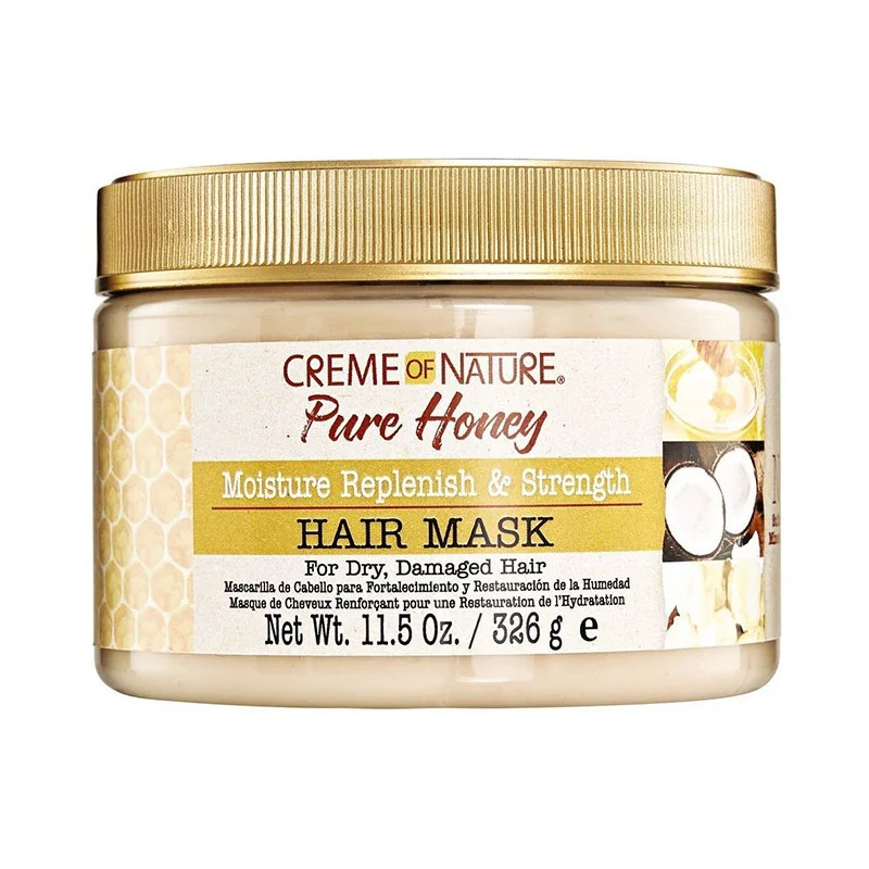 Masque capillaire réparateur hydratant Pure Honey 340mL - CREME OF NATURE - 32C00002802