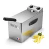 Friteuse Semi-professionnelle 2500W 4L Argenté - KITCHENCHEF - KCFR4L