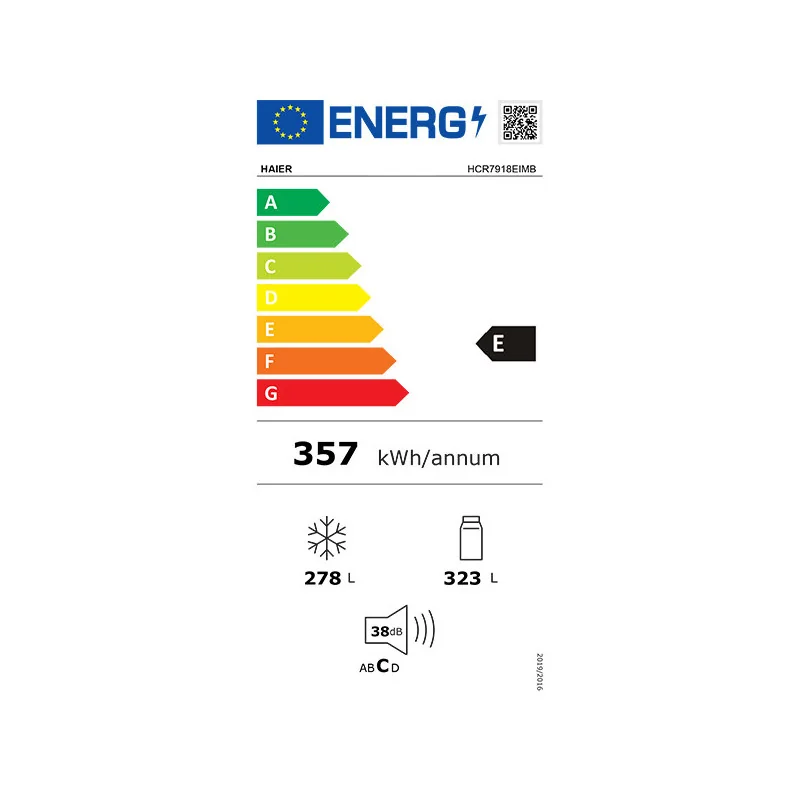 Réfrigérateur Multi portes- 601L - HAIER - HCR7918EIMB