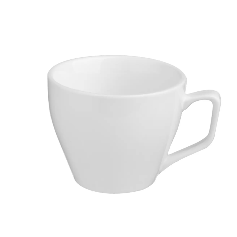 Paire Tasse Café Vague 9 cl Blanc