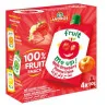 Boite de 4 compotes à boire pommes-fraises Fruit Me up 90g x 4