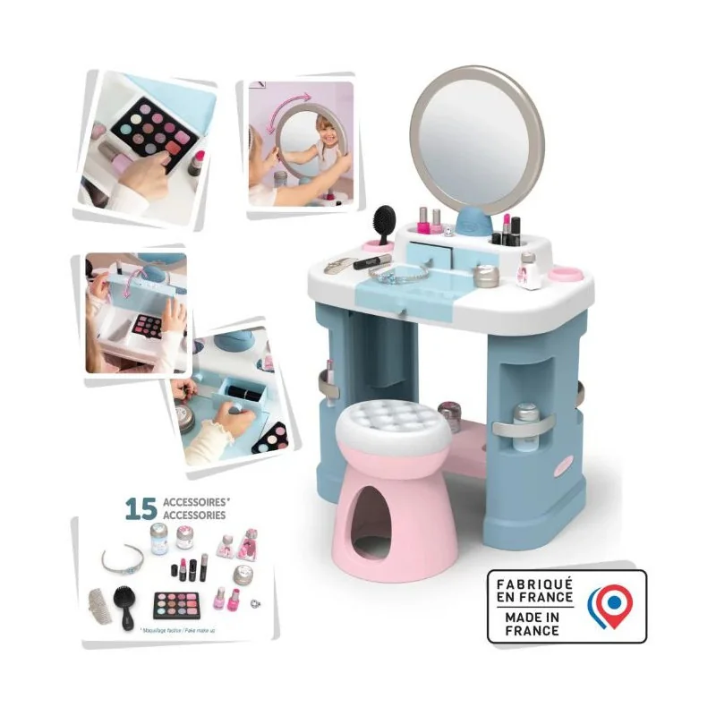 Coiffeuse avec miroir inclinable SMOBY - Dès 3 ans