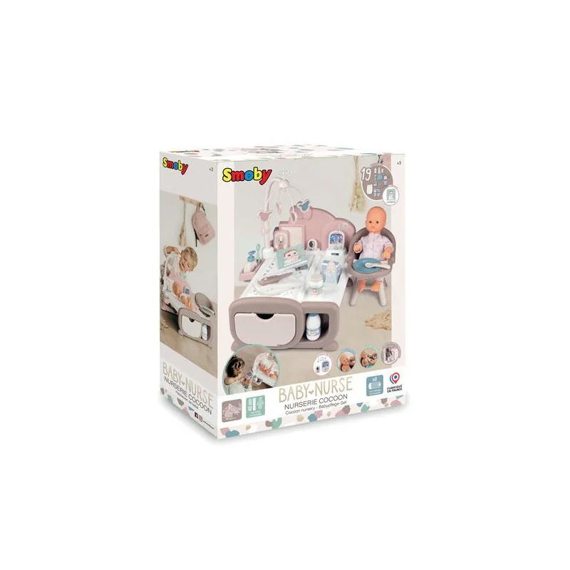 Nurserie Cocoon Baby Nurse SMOBY - Dès 3 ans