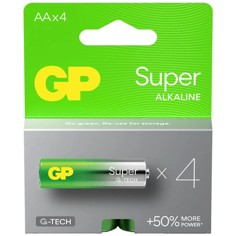 Blister de 4 Piles AA 1.5 V - GP BATTERIES - 151429