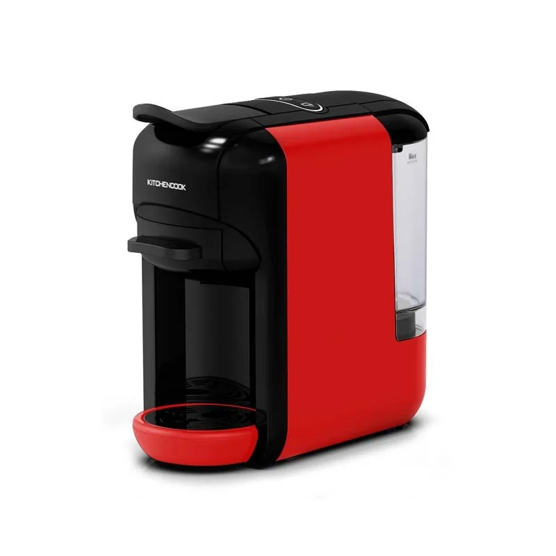 Machine à Expresso Multi Dosettes 1450W Rouge - KITCHENCOOK - MULTIRED