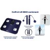 Pèse personne impédancemètre connecté 3 modes 180kg Bleu - LITTLE BALANCE - LB8683