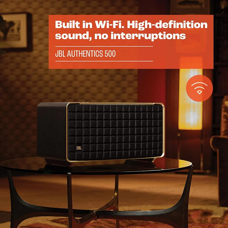 Enceinte Smart Home avec WiFi Authentics 500 Noir - JBL - JBLAUTH500BLKEP