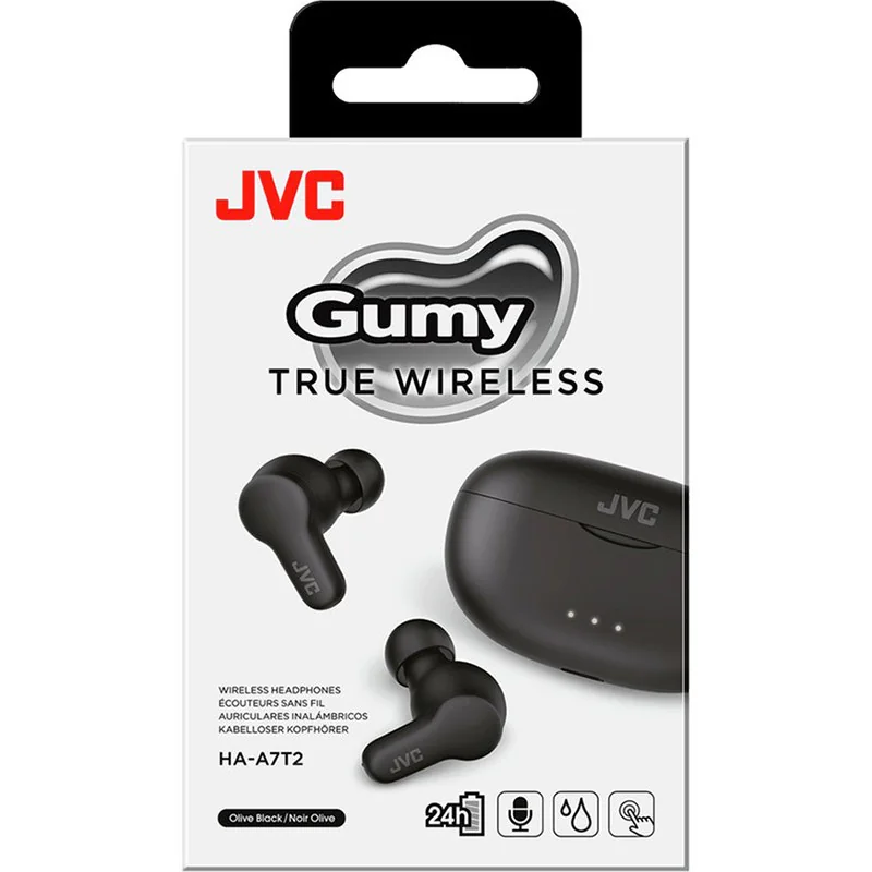 Ecouteurs intra-auriculaire TWS Gumy Noir - JVC - HAA7T2BE