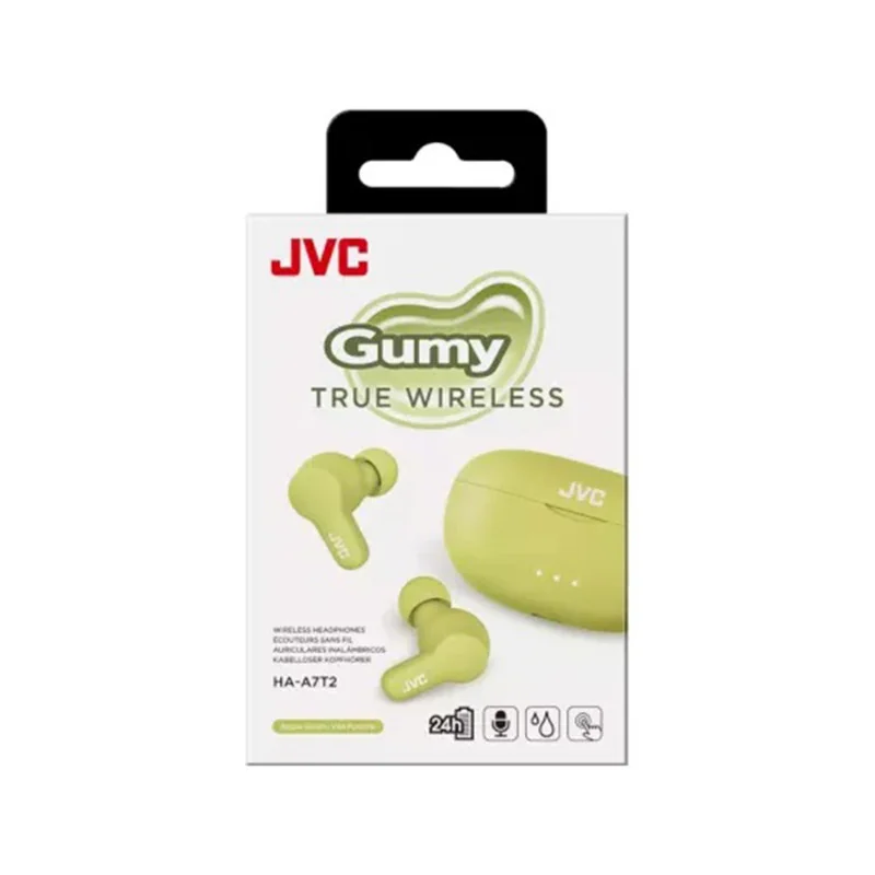 Ecouteurs intra-auriculaire TWS Gumy Vert - JVC - HAA7T2GE